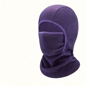 Vente en gros : Bonnet d'hiver en polaire, cagoule, masque facial, cache-cou coupe-vent pour activités de plein air, masque de ski intégral - Product Image 4