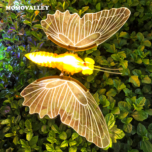 ไฟประดับตกแต่งกลางแจ้งกันน้ำรูปผีเสื้อ LED สำหรับฟาร์มสัตว์  แบบเปิด-ปิดได้  รุ่น Momovalley Park View Commercial  สำหรับตกแต่ง<span class=keywords><strong>ค</strong></span>ริสต์มาส - Product Image 2