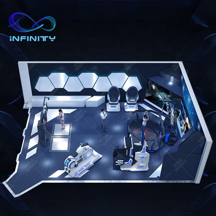 Другие товары для парка развлечений, Зарабатывайте деньги, комплексное Vr-решение 80 кв. м с 9D Vr-съемкой, Побег в комнате, Vr-симулятор скорости и гонок