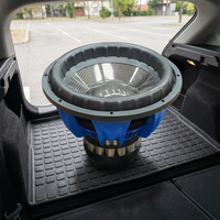 Subwoofer de compétition pour voiture sous siège, 15 pouces, 12 pouces, 4500W, fil d'aluminium plat 8 couches de qualité N40H, 28Hz, bobine vocale de 4 pouces, néodyme, 99dB
