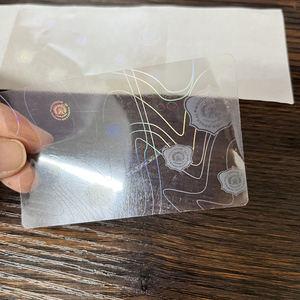 カスタムPET透明3Dセキュリティホログラムステッカーホログラム<span class=keywords><strong>ID</strong></span>カードオーバーレイラミネーションホログラムホログラフィックラベルステッカー - Product Image 4