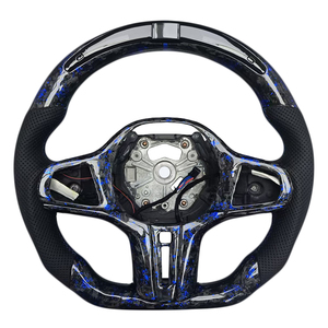 Volante Deportivo de Fibra de Carbono Forjada y Alcántara, el Más Popular, para BMW G20 G30 G01 Serie 3 Serie 5 - Product Image 1