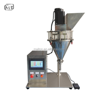 Machine de remplissage à vis sans fin pour poudre de Chebe de 50 à 500 g, petite table de travail, remplisseuse à vis sans fin pour poudre de café et d'épices de 100 g