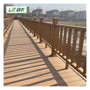 Deck Compuesto de Madera Ipé Impermeable para Exteriores de 8 Pies, Suelo de Madera Plástica para Borde de Piscina de 25 mm - Product Image 4