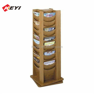 KEYI Trung Quốc Nhà Máy Bán Hàng Trực Tiếp Văn Học Giá Lưu Trữ Cuốn Sách Hiển Thị Đứng Quay Vòng Kệ Xoay Tạp Chí Hiển Thị - Product Image 6