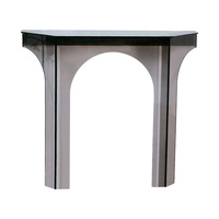 Dessus transparent en plexiglas acrylique Basse Table de Console Design clair pour bureau de maison