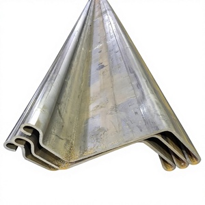 Panneaux de tôles d'acier en forme de Z et de U, profilés de palplanches interverrouillables Larssen pour <span class=keywords><strong>la</strong></span> construction de fondations - Product Image 1
