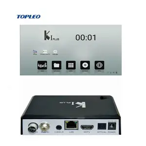 UHD 4K DVB-T2 / DVBS2 Satellite Receivers K1 Plus IP TV Box Android 5.1