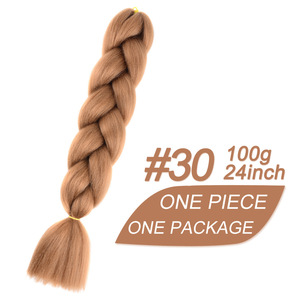Cabello Trenzado Jumbo de 24 Pulgadas y 100 g, Amado por las Mujeres Africanas, Cabello Trenzado Premium Ultra, Cabello Trenzado Yaki al por Mayor - Product Image 4