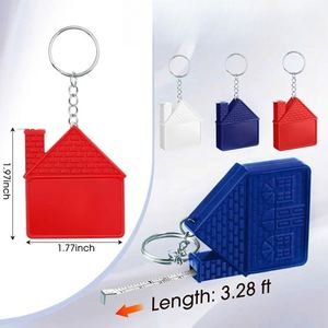 Productos de Recuerdo, Llavero Promocional con Forma de Casa, Cinta Métrica con Logotipo Personalizado - Product Image 4