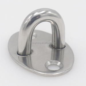 Placa de ojo de acero inoxidable SUS304 con ganchos en <span class=keywords><strong>U</strong></span> para montaje en techo, herrajes marinos para barcos y veleros - Product Image 4