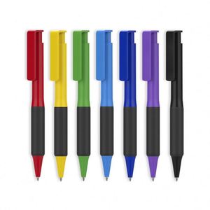 Advertising Promotional <b>Gift</b> Custom Retractable Plastic Gel Ink Pen with Grip - Product Image 3