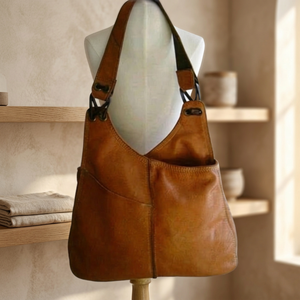 BS INTERNATIONAL <b>Women's</b> Genuine 100% Leather Clutch Customized Foldable Lightweight Durable Waterproof Large Capacity Handbags - Product Image 6