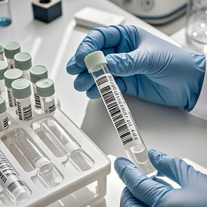 Biobanques médicales Tubes de stockage de sang adhésifs réfrigérés Congélateur pharmaceutique pour les hôpitaux de test Utiliser l'étiquette adhésive du congélateur - Product Image 1