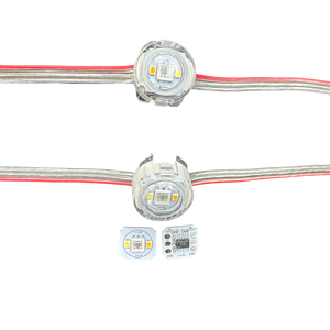 50 pixels DC12V ws2805 rgbic + CCT 5 màu sắc 2cm vòng địa chỉ LED MODULE 3pin rõ ràng dây - Product Image 3