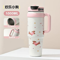 Botella de Agua Aislada de Acero Inoxidable al por Mayor, Vaso Deportivo para Exteriores, Linda Taza Personalizada con Logo para Niñas y Damas, Vaso Térmico para Niños, Regalo