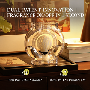 <b>Tea</b> Reversible <b>Diffuser</b> | Gravity-Activated Flameless Fragrance <b>Diffuser</b> with Reversible Design for Home, Office & Gift - Product Image 2