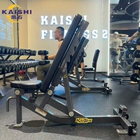 Banc multi-positions Kaishi HM-2009 avec cadre en acier inoxydable - Équipement de fitness commercial pour la musculation et les entraînements intenses