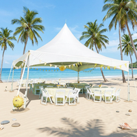 Carpa de Alta Resistencia con Techo Alto y Doble Capa, Estructura de Aluminio Resistente a la Intemperie para Eventos al Aire Libre