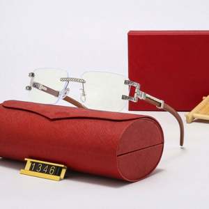 1346 New Fashion Polarized <b>Rimless</b> Vintage <b>Rectangle</b> <b>Sunglasses</b> Small Frameless Glasses Women Men Shades 2022 OEM Brand Model - Product Image 2