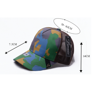 Bonne <b>Camouflage</b> Trucker Cap Mesh Fabric 6-Panel Tactical Outdoor Sun Protection Adult Spring Summer - Product Image 1