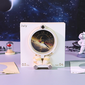 3D Memo Pad Tùy Chỉnh Lịch Spaceman Đồng Hồ Phi Hành Gia Lưu Ý Pad Bàn Trang Trí Dễ Thương Văn Phòng Phẩm Cậu Bé Món Quà Sinh Nhật Giáng Sinh Các Mặt Hàng - Product Image 2