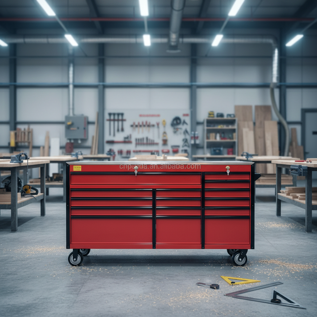 Workshop Storage Cabinet 5/6/7/12Drawer Stainless Steel Garage Tool Cabinet with OEM/ODM Customization for Garage Storage