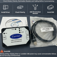 Convertidor Carrier 33CNUSBCCN-01 (Adaptador de Depuración) CCN Debug Black Box, Herramienta de Depuración de Comunicación para Ingenieros de Mantenimiento