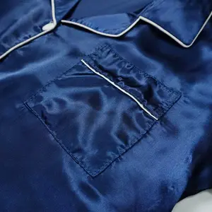 Wholesale Solid Color Ice Silk Women'S Pajamas Sets Short Sleeve Ladies Nightwear Satin Shorts Sleepwear Set For Party