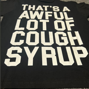 Футболки с принтом, 100% хлопок, с коротким рукавом, с надписью «ЭТО ОЧЕНЬ МНОГО СИРОПА ОТ КАШЛЯ», уличная одежда, футболки для мужчин - Product Image 4