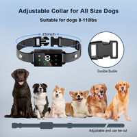Meilleure vente Dog Beeper Vibration Shock Double-fonction Training & bark 2000ft Collar