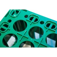 Boîte tournante en plastique écologique, 12 bouteilles, boîte de roulement pour bière, vin, lait, vente en gros, ml