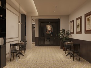 <span class=keywords><strong>Azulejos</strong></span> de cerámica de floretes antiguos de 200x200x8,5mm | Revestimiento de paredes esmaltadas | Acento de zona seca <span class=keywords><strong>para</strong></span> baño y balcón | Acabado mate texturizado - Product Image 5