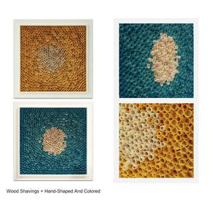 Art mural 3D en <span class=keywords><strong>bois</strong></span> abstrait moderne fait <span class=keywords><strong>à</strong></span> la main, projet hôtelier en gros, œuvre d'art sur toile en papier avec cadre en <span class=keywords><strong>bois</strong></span>, décoration intérieure - Product Image 6