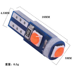 New T5 3030 Instrument Lamp 3SMD Canbus Error Free CE ROHS Certified Super Bright <b>Car</b> <b>Interior</b> Dashboard Side Light Indicator - Product Image 5