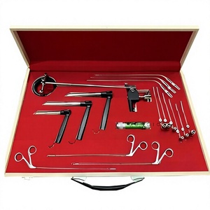 Ensemble de laryngoscopes à suspension ORL de qualité supérieure, instruments de microchirurgie en acier inoxydable de qualité médicale avec étui de rangement - Product Image 3