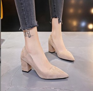 Up-0198r 43 donne <span class=keywords><strong>eleganti</strong></span> di formato scivolano sulle scarpe a punta tacco alto scarpe da sposa per la primavera - Product Image 6