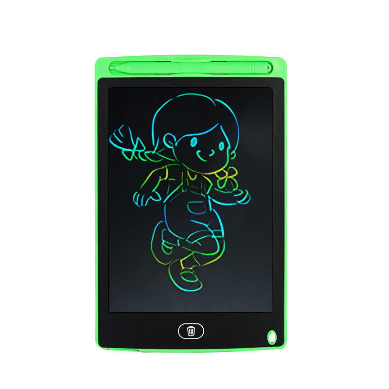 Écran d'écriture couleur vert de 85 pouces.