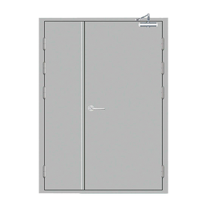 Portes résistantes au feu antivol en acier personnalisées pour les immeubles de grande hauteur Hôtels Restaurants Hôpitaux - Product Image 1