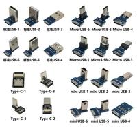 Flex Thin Flat Custom 90 Grad rechts links oben unten Winkel Micro USB B C Verlängerung FPC-Flach band kabel