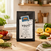YOUYI Impression personnalisée de qualité alimentaire pour sachets stand-up avec fermeture éclair pour aliments, collations, cacahuètes et pop-corn