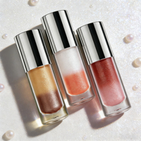 Huile à lèvres liquide repulpante et volumisante, teinte brillante, hydratante, longue tenue, avec logo personnalisé, 5 couleurs, maquillage pour les lèvres, logo privé