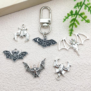 Halloween Chauve-Souris Bijoux DIY Pendentif Bracelet Boucles D'oreilles Collier Accessoires En Gros - Product Image 4
