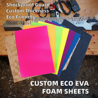 Feuilles de mousse EVA écologiques antichoc personnalisées 3mm-50mm résistantes aux UV et à la chaleur, anti-âge, service de découpe