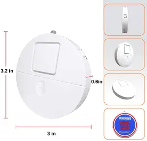 Personal Security Glass Break Vibration Detector Alarm NST003 Window Alarm Loud 120DB Wireless Home Security Alarm System