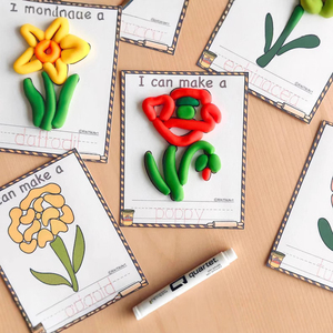 Kit de Plastilina Flora No Tóxica para Niños - Actividad de Manualidades con Arcilla Ecológica para Niños Pequeños - Product Image 5