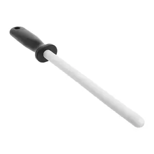 8" Ceramic Sharpening Rod Stick Sharpener Tool with ABS Handle for Knife Blade Edge