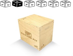 Caja de Entrenamiento Pliométrico de Madera 3 en 1 para Saltos y Entrenamiento Físico - Product Image 5