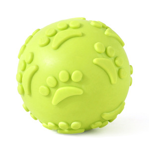 Balle pour chien en TPR écologique, jouet à mâcher durable pour les dents - Product Image 3