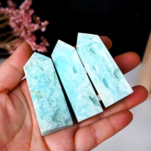 Vente en gros de baguettes de quartz naturel de haute qualité, pointes de cristal et pierres d'hémimorphite pour la décoration intérieure et l'artisanat - Product Image 4